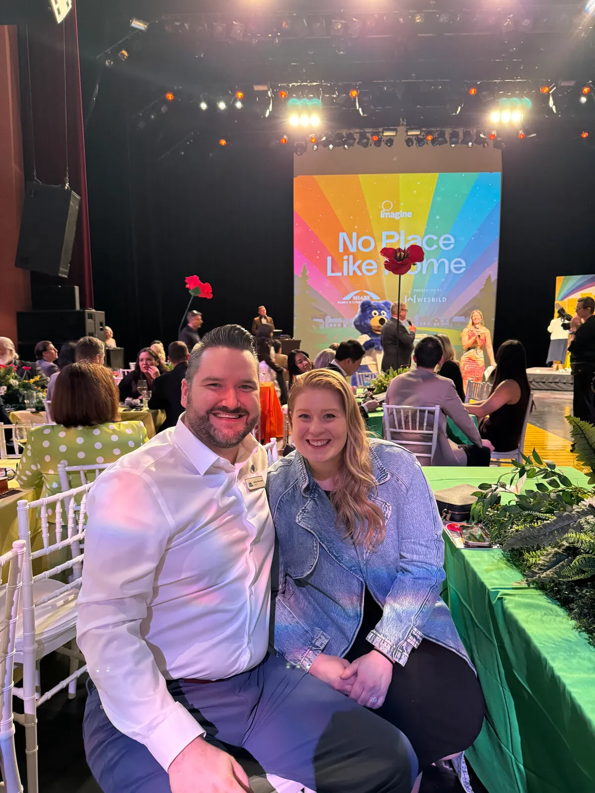 Jessica and Callan Morrison at a community gala
